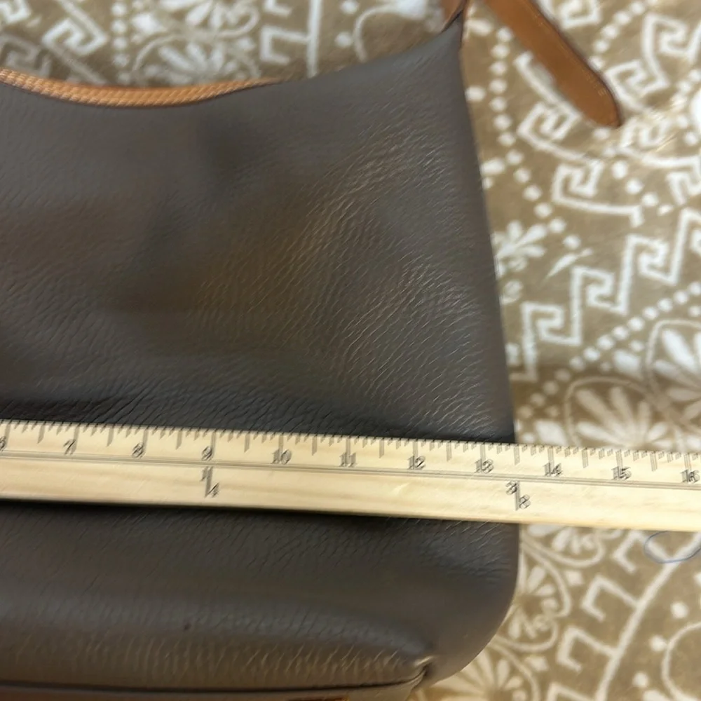 Dooney & Bourke Patterson Paige Gray Pebble Leather Hobo Bag, $298 - Picture 11 of 13